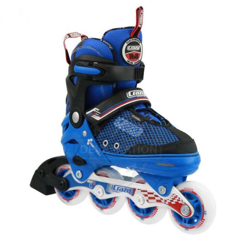 168 Blue Adjustable Inline Skates