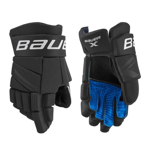 S21 Bauer X Glove Junior Black White