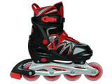 Adjustable Epic Drift Skate Red And Black Inline Skates W Lightup Wheels