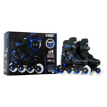 Crazy Skates 148 Adjustable Skates Black