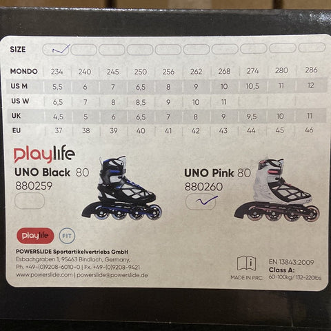 PlayLife Uno Pink Inline Skate Shop Skates Woodys – 80