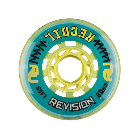 Revision Recoil Wheel Teal/Yellow